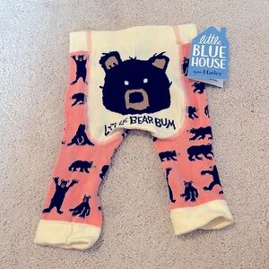 Pink Bears Baby Pants